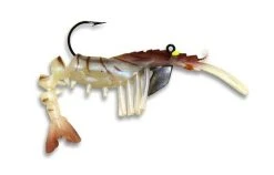 Lures Original Vudu Shrimp 3.25 Inch 1/4 OZ JIG PRE-RIGGED 2 PER PACK