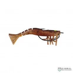 Vudu Weedless Shrimp 3.5 Inch1/8 OZ JIG PRE-RIGGED 2 PER PACK Lures