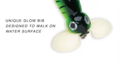 Halco Night Walker Surface Crawler Hard Lure 65mm |14g Lures