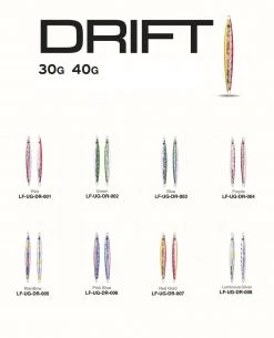 Lures Factory Underground Metal Jig Drift 8.5 Cm And 9cm | 30g And 40g (No Hooks)