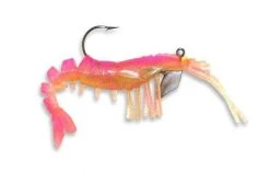 Lures Original Vudu Shrimp 3.25 Inch 1/4 OZ JIG PRE-RIGGED 2 PER PACK
