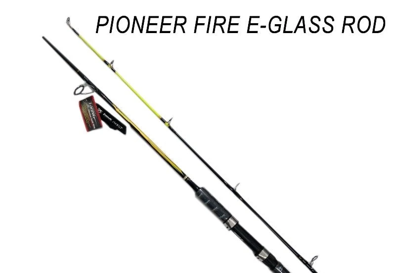 Fishing Rods Pioneer Fire E-Glass 6ft -10ft Spinning Rod 4 Fishing Rods Pioneer Fire E-Glass 6ft -10ft Spinning Rod