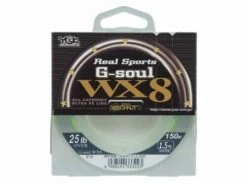 YGK Real Sports G-soul WX8 PE Braided Line | 25lb | 150m Japan
