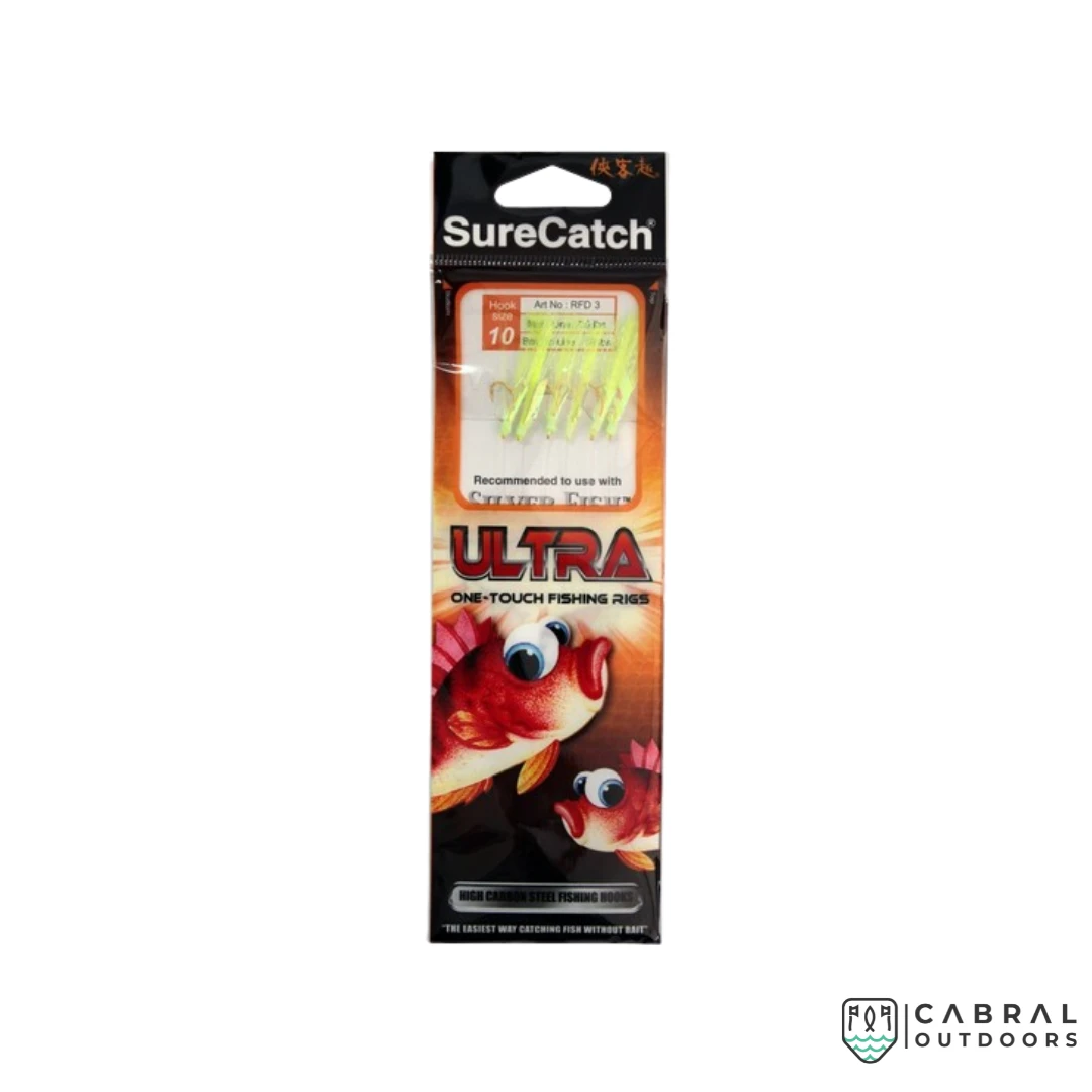 SureCatch Saibiki One Touch Fishing Rig ZSD 1 Hooks 3 SureCatch Saibiki One Touch Fishing Rig ZSD 1 Hooks