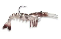 Lures Original Vudu Shrimp 3.25 Inch 1/4 OZ JIG PRE-RIGGED 2 PER PACK