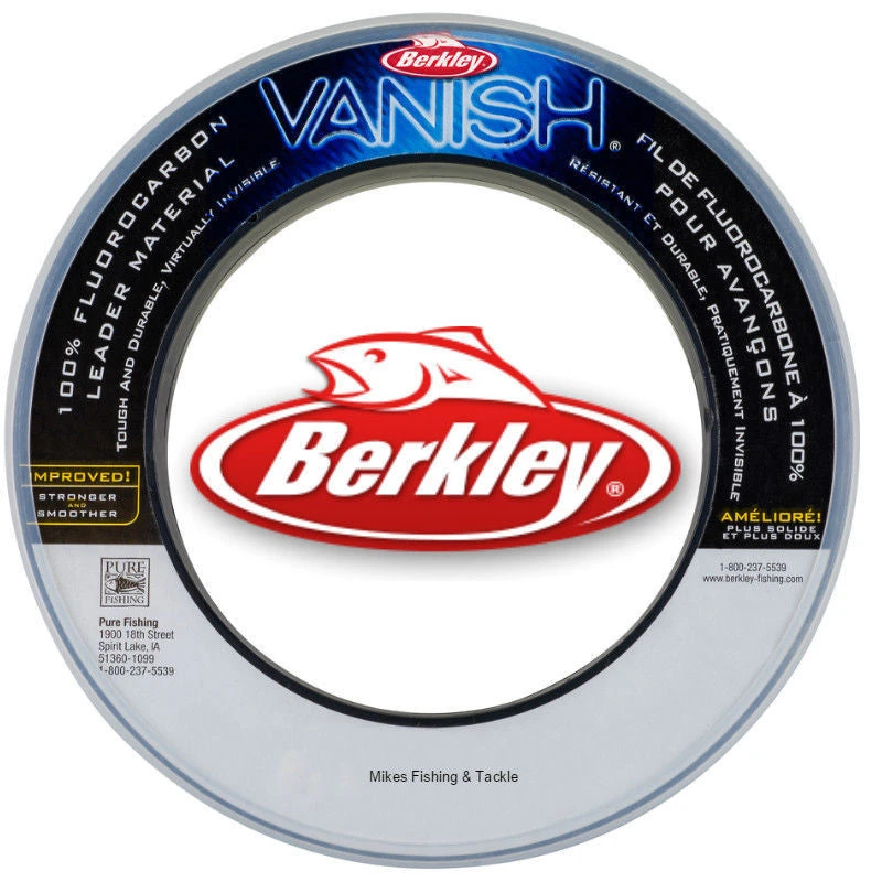 Berkley Vanish Fluorocarbon Leader Line | Size: 4-6lb 4 Berkley Vanish Fluorocarbon Leader Line | Size: 4-6lb