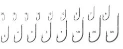 VMC CARBON STEEL FISH HOOK 9408BZ SIZE 1,6,12, 10 PCS Hooks