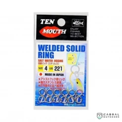 Ten Mouth Welded Solid Ring (Stainless) | Size: 5 | 368lbs